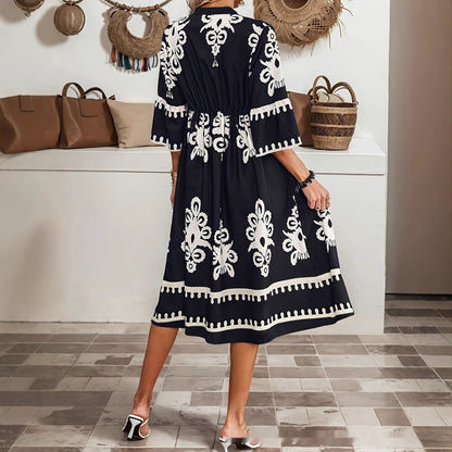 Summer New Women's Clothing V-neck Casual Style